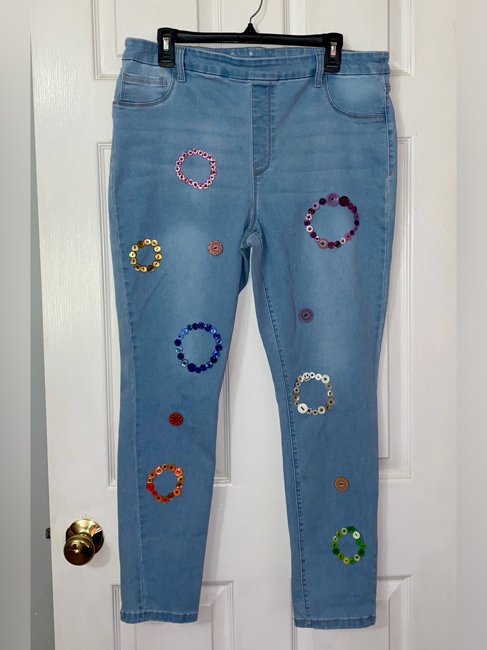 Women’s Light Blue Denim Jeans XL never worn